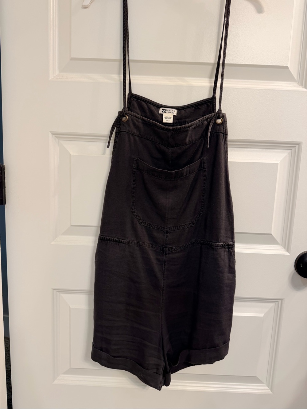 Billabong Faded Black wild pursuit Overall romper size medium - Picture 4 of 7